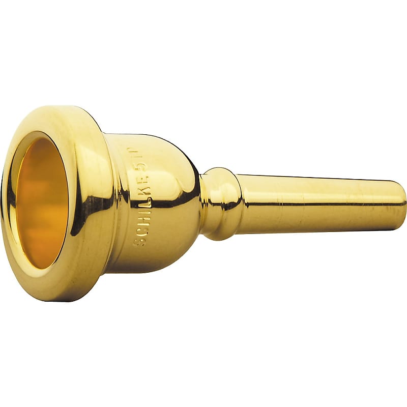 Schilke GoldPlated Trombone Mouthpieces Small Shank 51D Gold Reverb