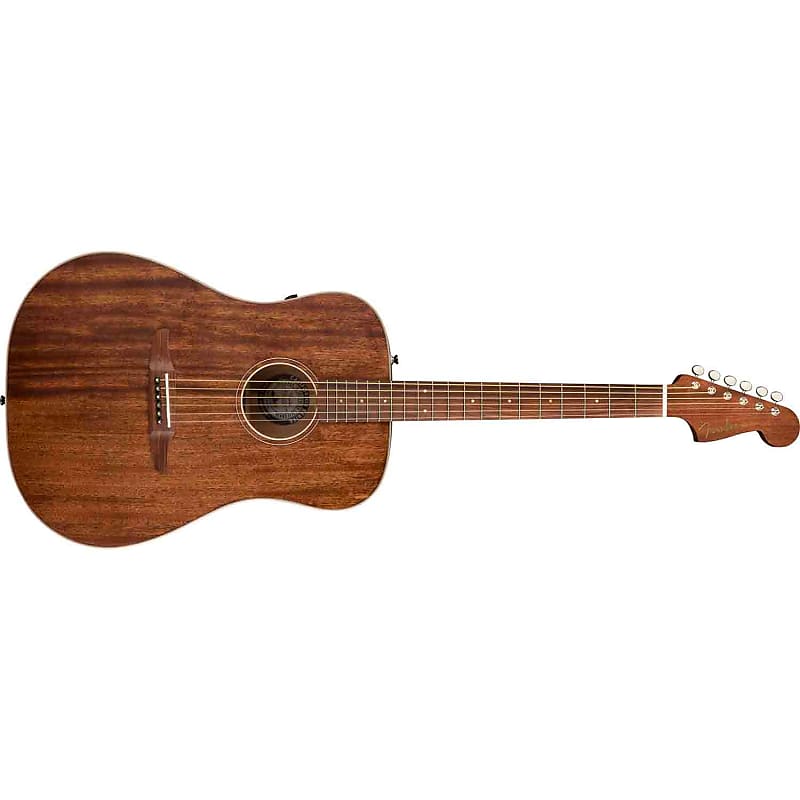 Fender Redondo Special Acoustic Guitar with Bag, Pau Ferro, All-Mahogany Body image 1