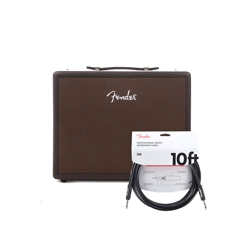 Fender Acoustic Junior Combo Amplifier and (1) Cable Bundle image 1