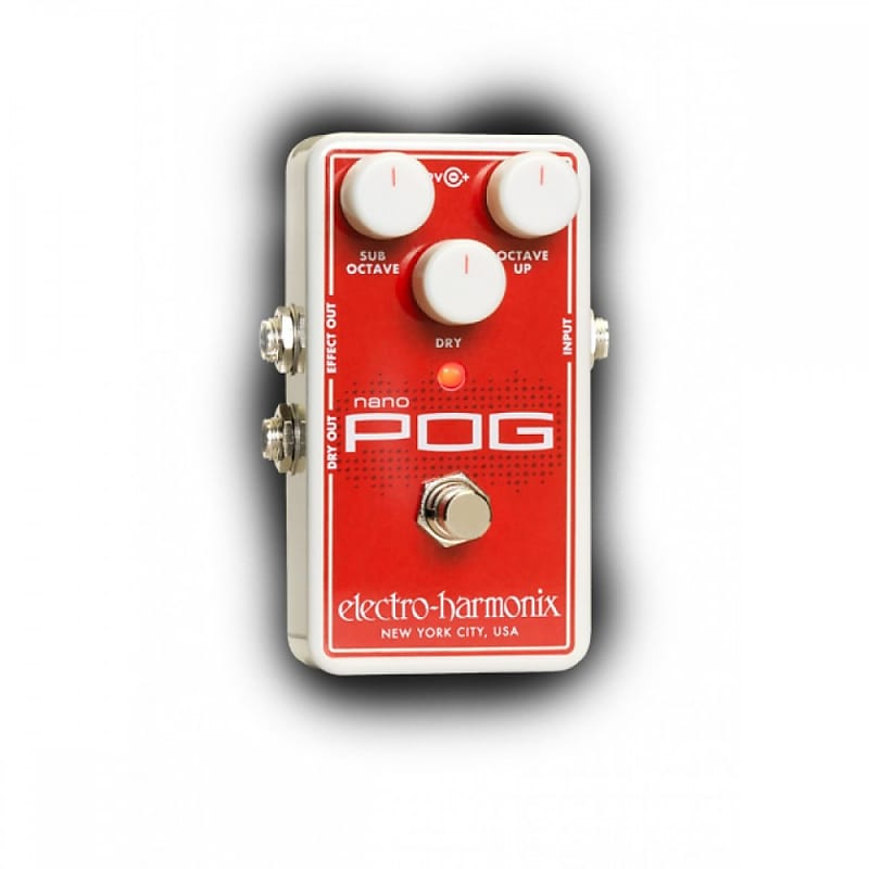 Electro Harmonix Nano POG Octave Effects Pedal for Guitar image 1