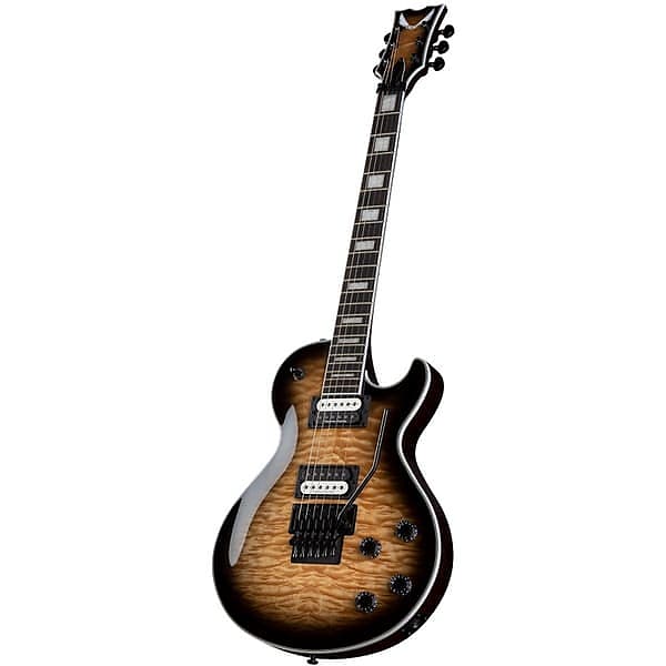 Dean Thoroughbred Select Floyd Quilted Maple, Natural Black Burst, Demo Video! image 1