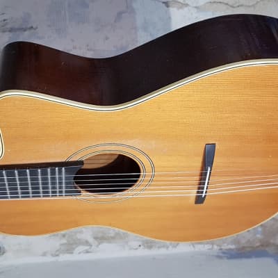 Vintage 1950 Couesnon Gypsy Jazz Manouche Natural France Mirecourt Selmer Maccaferri French image 20