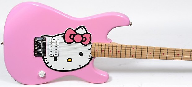 Hello kitty fender clearance stratocaster limited edition