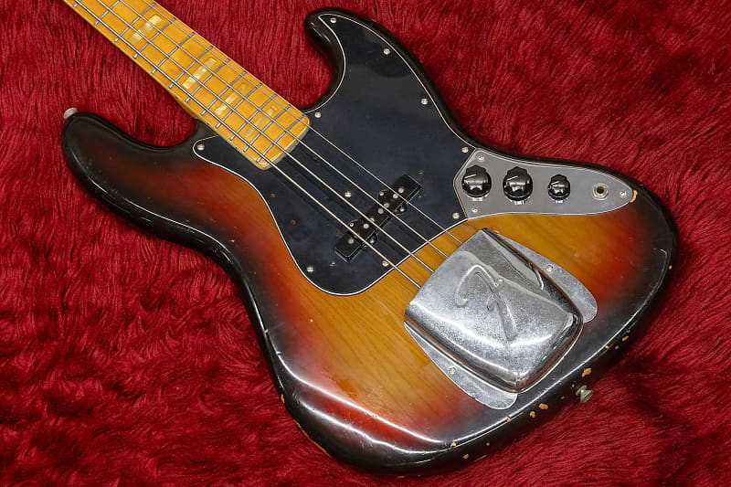 #680756　3TS/M　1976　Bass　Jazz　used】Fender　4.880kg【GIB横浜】-