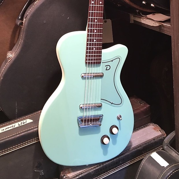 Danelectro U2 Baritone 2002 Nifty Aqua