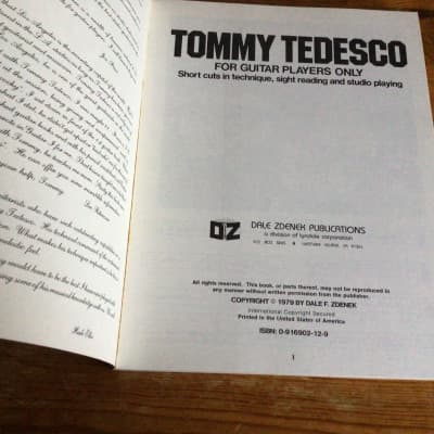 Tommy Tedesco  For Guitar Players Only.Short cuts in technique, sight reading and studio playing  19 image 5