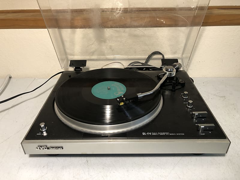 JVC QLF4 Turntable Direct Drive Record Player HiFi Stereo Reverb