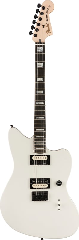 Fender Jim Root Jazzmaster V4 Electric Guitar, White w/ Black | Reverb