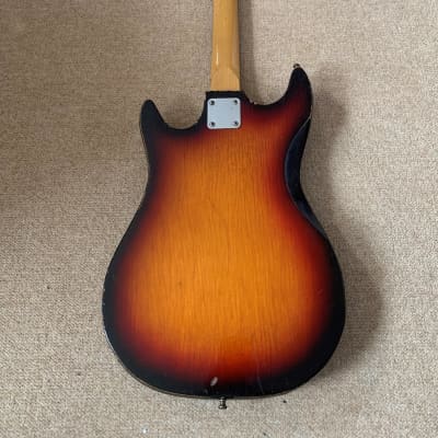 Egmond  Electric Bass  1960's Sunburst image 10