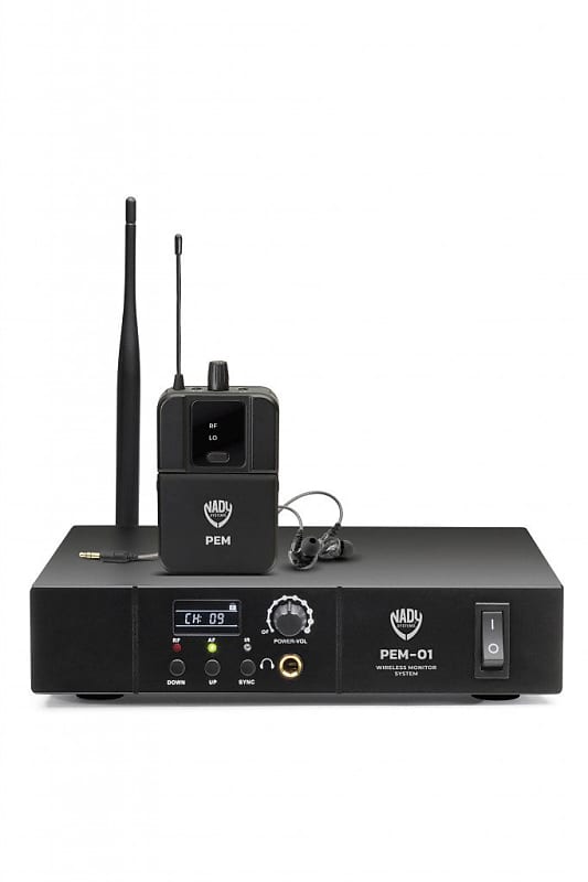 NADY PEM-01 UHF 16-CHANNEL WIRELESS PROFESSIONAL IN-EAR MONITOR SYSTEM image 1