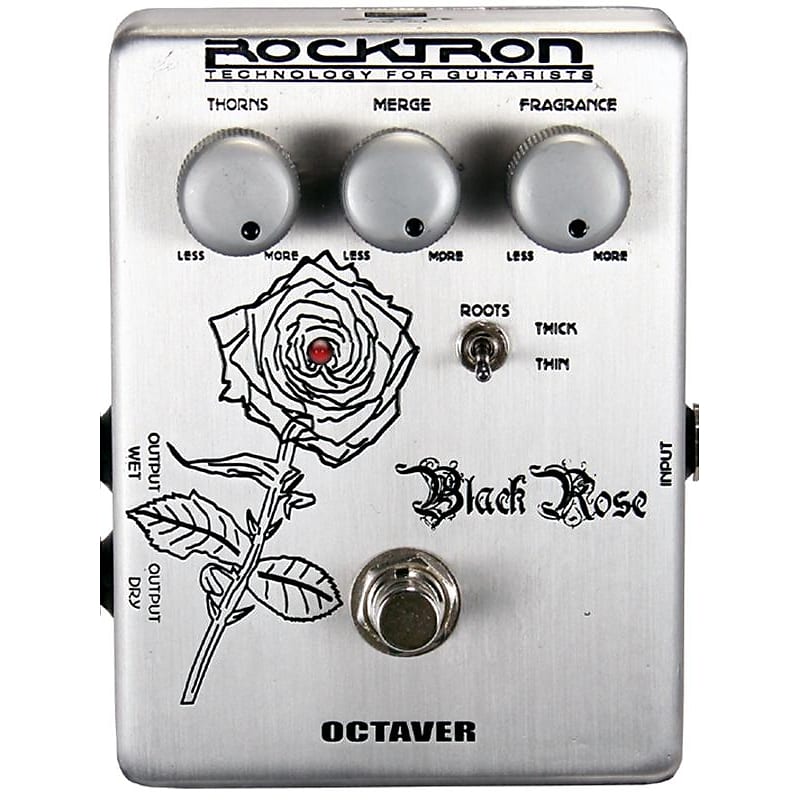 ROCKTRON - BLACKROCTAV - Boutique Stompbox Black Rose octaver image 1
