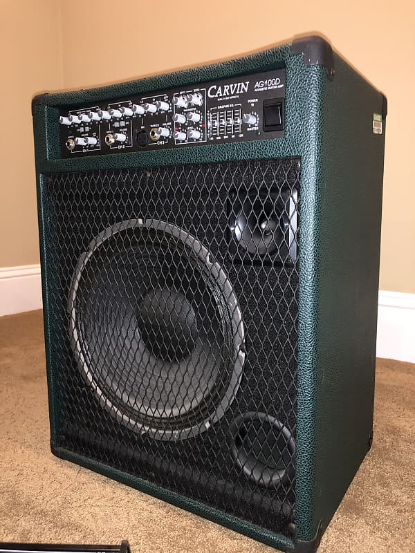 Carvin AG100D 3channel acoustic guitar amp with onboard Reverb