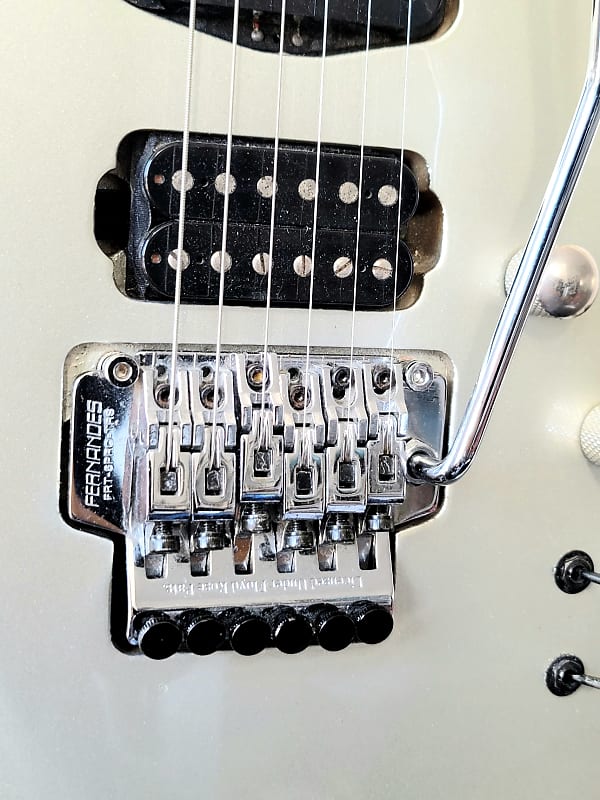 Rare Fernandes FGZ Sustainer Silver Sparkle MIJ Japan Floyd