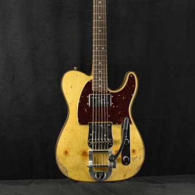 Mint Fender Custom Shop CuNiFe Telecater Custom Relic Knotty Pine w/Rope Purfling image 2