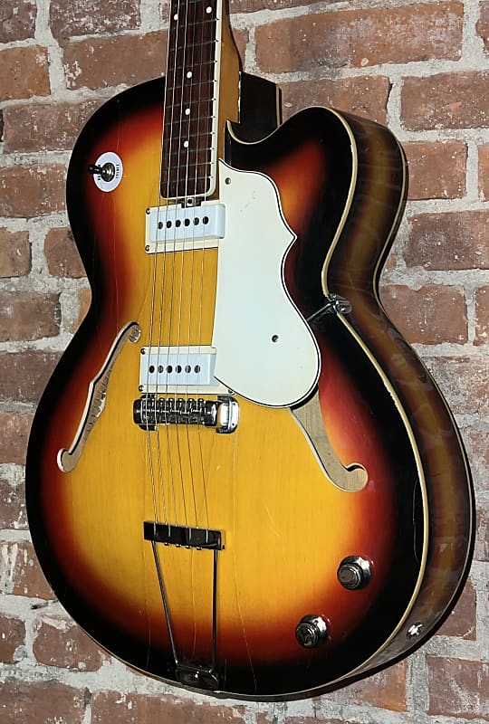 ギター FLASHBACK2DELAY Fender 1966 Coronado I Special Sunburst Mod 2.32kg #177535