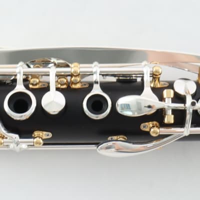 Backun Lumiere Custom Clarinet in A Grenadilla Gold Posts Silver Keys BRAND NEW image 16