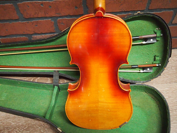 Vintage ERNST KREUSLER Sachsen German Violin Miester Grige