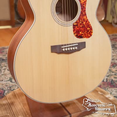 Guild F-240E Sitka/Mahogany Jumbo Natural Top Acoustic Guitar w/ Fishman Pickup #4694 image 5
