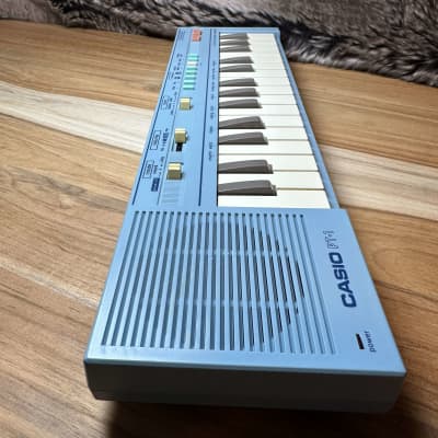 Casio PT-1 Rare Light Blue Vintage 1988 Cult Status 29-Key Mini Synthesizer MIJ image 2