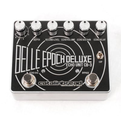 Used Catalinbread Belle Epoch Deluxe (Black and Silver) Delay Guitar Pedal