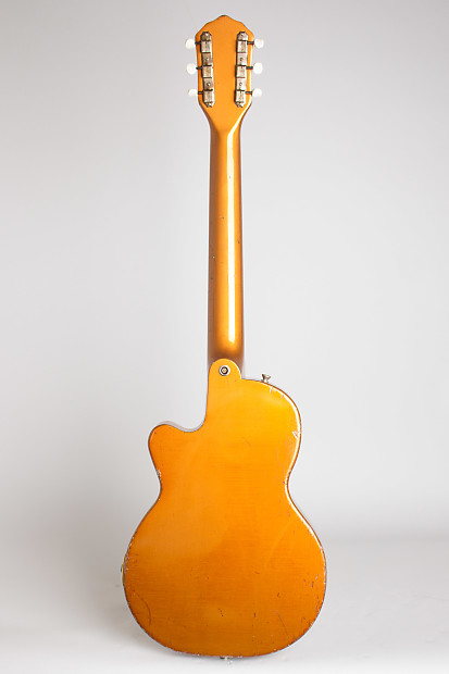 Kay K-142 Solid Body Electric Guitar, c. 1956, black hard