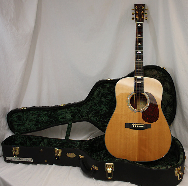Martin D40 FMG Quilted Mahogany 1995 Natural