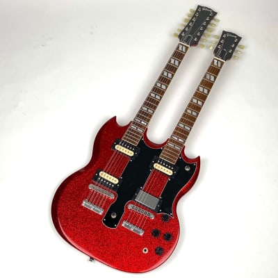 Gibson Custom Shop EDS-1275 Double Neck Red Sparkle W HSC