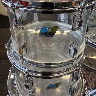 Ludwig Vistalite 1970's 4 piece shell pack image 3