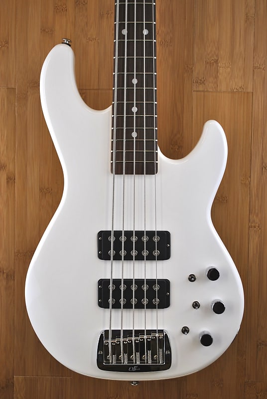 G&L L-2500 5-String Bass Alpine White image 1