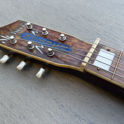 Kay Sherwood Deluxe 1950s 6 String Lap Steel Guitar w/Case image 6