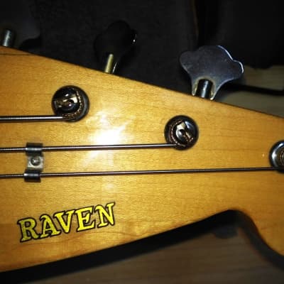 Raven 4 string Bass 1960s - Red SunBurst image 2