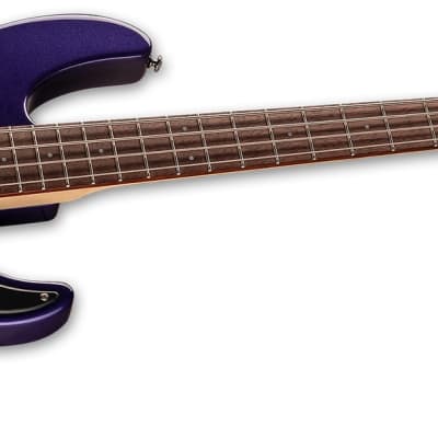 ESP LTD AP-204 Dark Metallic Purple Electric Bass Guitar AP204 DMP - B-Stock image 3