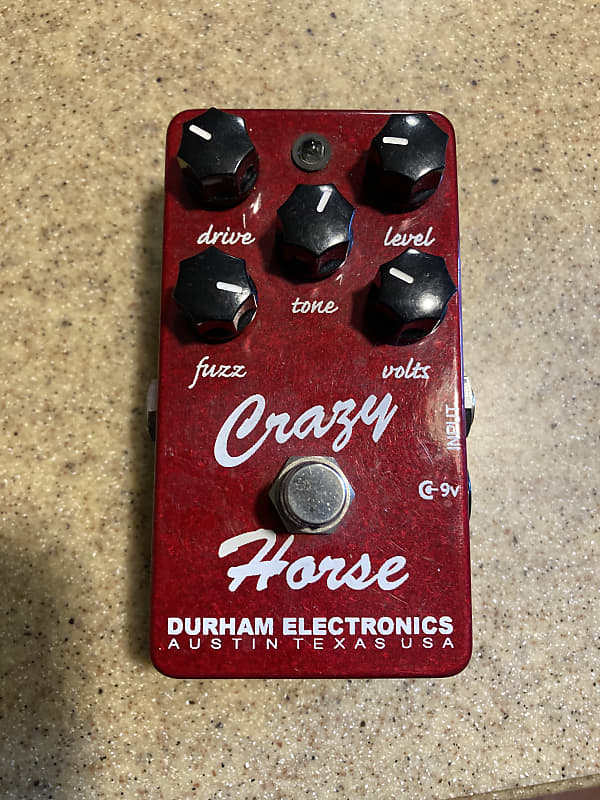 Durham Electronics Crazy Horse Pedal 2010’s Red Reverb