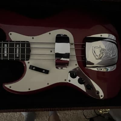 Fender Jazz Bass  ‘74 Reissue 1993  Candy Apple Red image 2