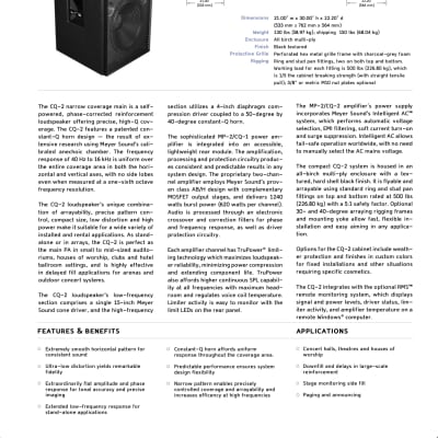 Meyer Sound CQ-2 | Active speakers image 9