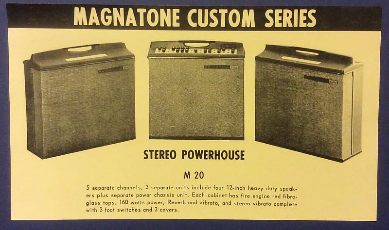 Magnatone Stereo Powerhouse M20 1965