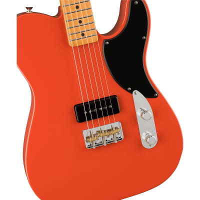 Fender Noventa Telecaster Electric Guitar, Maple Fingerboard, Fiesta Red image 11