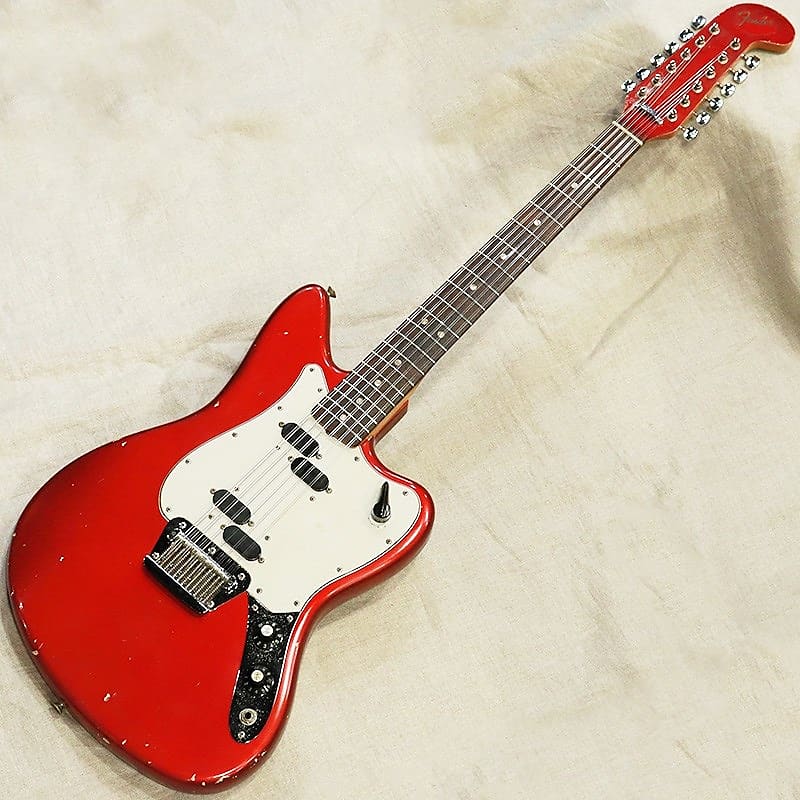 Fender USA Electric XII '66 Dot Matching Head CandyAppleRed/R image 1