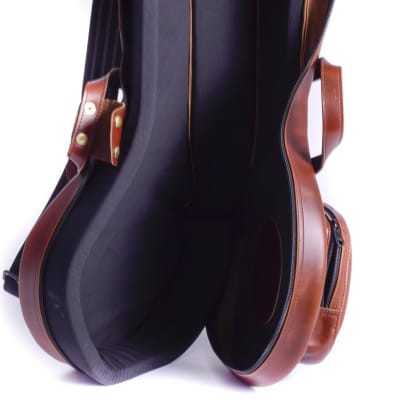 Banjo Gig Bag - 4/5 String - Leather - Glenn Cronkhite image 3