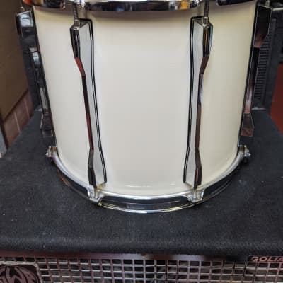 1990s Pearl MLX  Maple Shell 12 x 14" White Lacquer Tom - Looks Really Good - Sounds Great! image 4