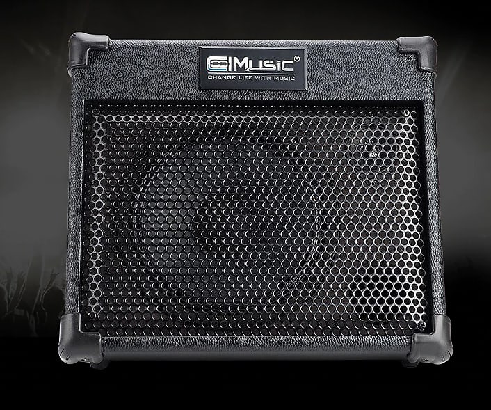 Coolmusic BP-40 Black Electric Acoustic Guitar Amplifier Speaker Bass Combo  Portable New 2022