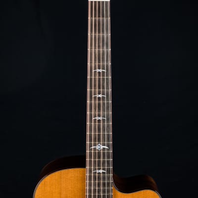 Huss and Dalton OM-C Thermo-Cured Adirondack Spruce and Indian Rosewood NEW image 11