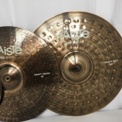 Paiste 900 Series 5 Piece Heavy Cymbal Set/New with Warranty/Model-190HXTE image 6