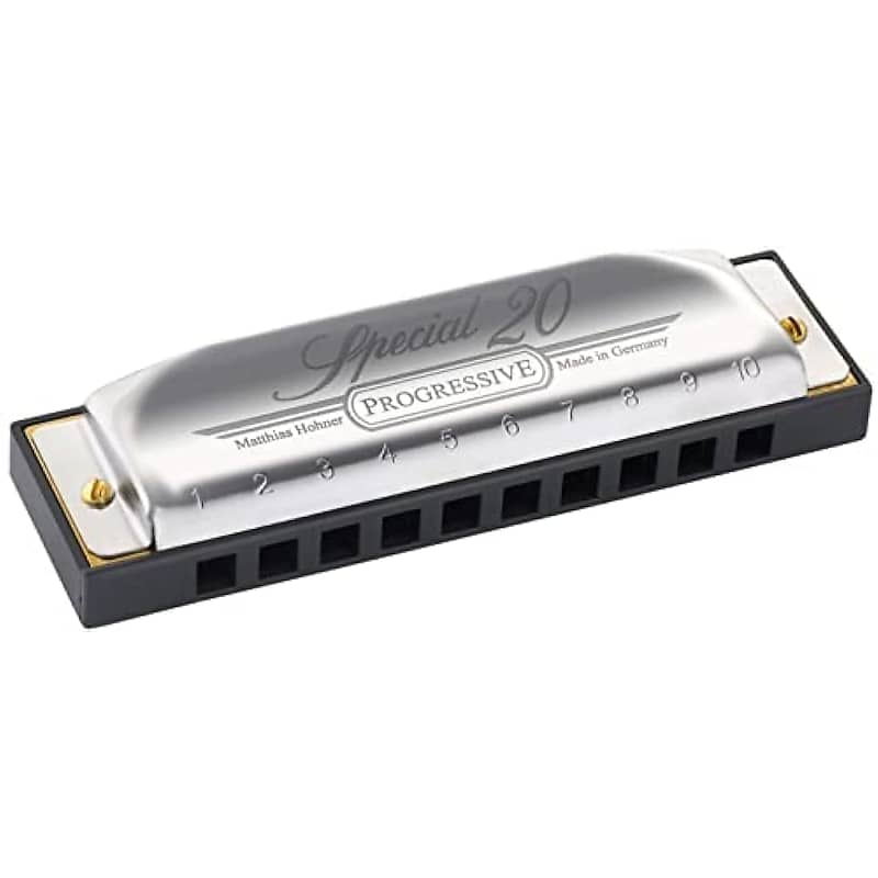 Harmonica Key of C Bundle with Key Stickers, Plastic Case