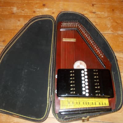 Musima "Chord Harp" AutoHarp With Original Case 1950's Natural Blonde image 1