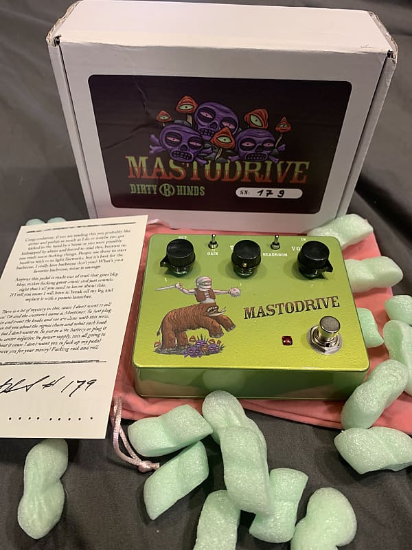 Dirty B Hinds Mastodrive 2021 Brent Hinds Signature Overdrive | Reverb