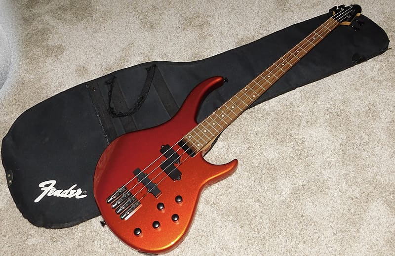 Peavey Grind BXP 4 String Bass Metallic Orange Reverb