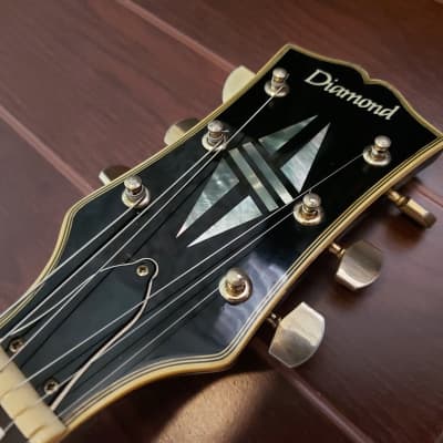 Diamond Aria Les Paul Custom Black & Gold 1980's (Free