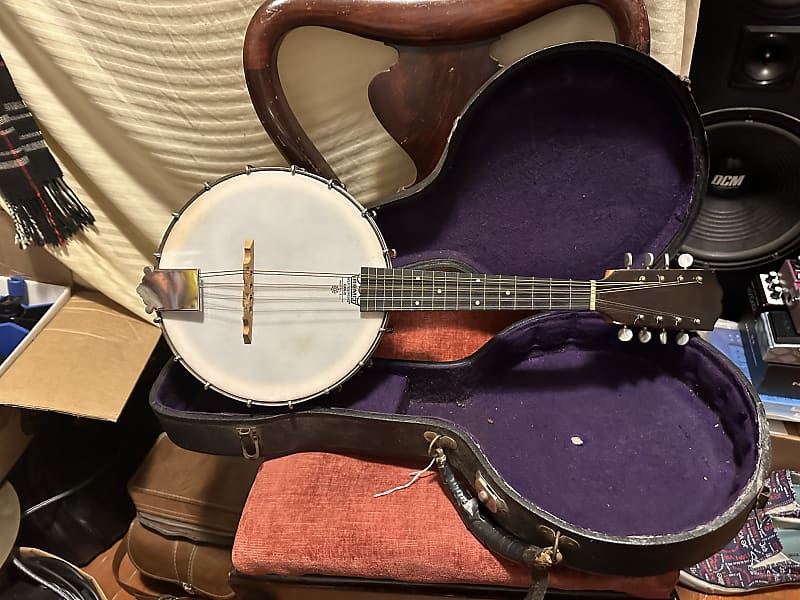 Weymann Keystone state banjo mandolin No 24 1917 - Natural | Reverb