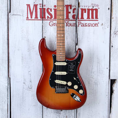Fender Player Plus Stratocaster Electric Guitar Sienna Sunburst with Gig Bag image 4
